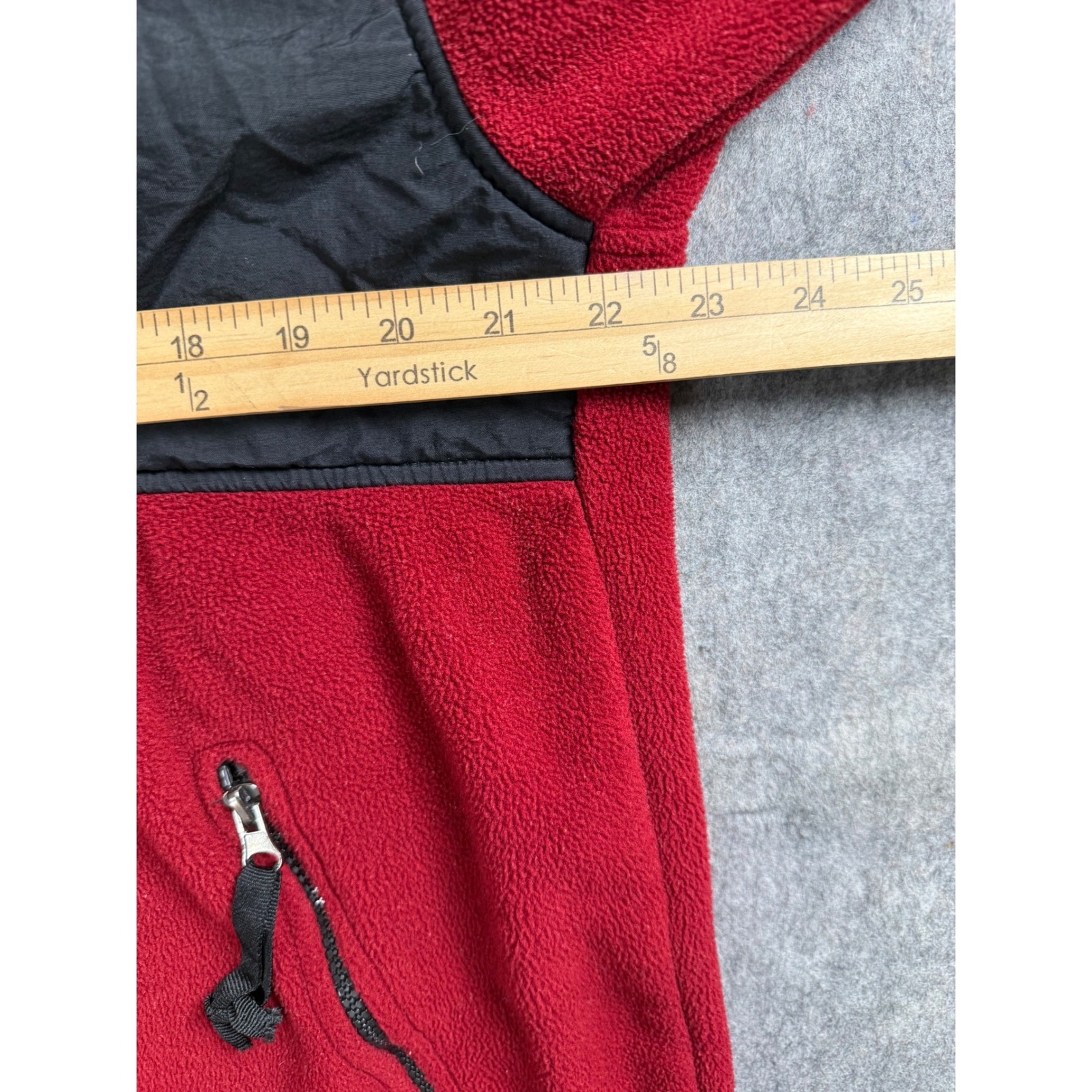 Weatherproof Alabama Fleece Jacket Mens M Red Black Polyester Zip Coat Gameday — image 6 of 8